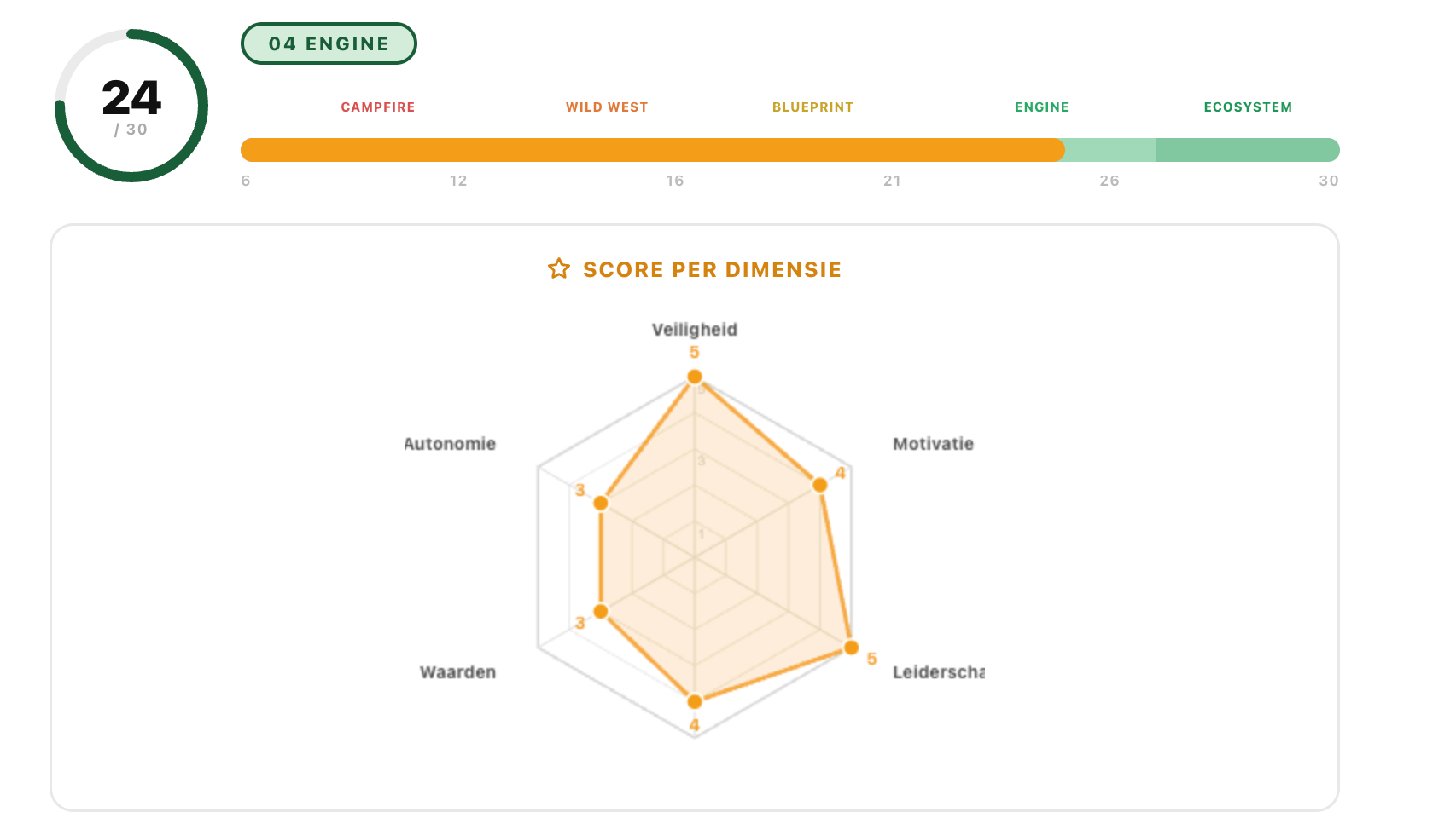The five culture levels: from Campfire to Ecosystem